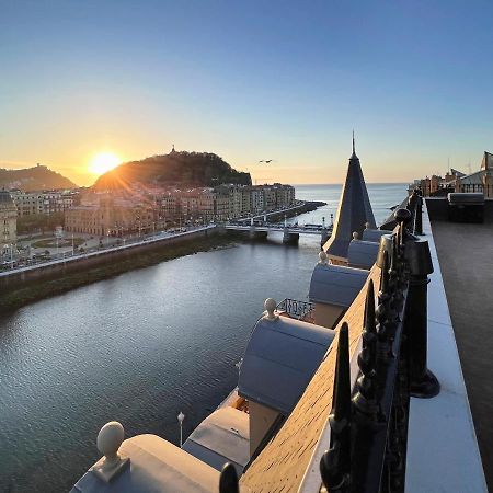 Deluxe Apt-Views To Historic Maria Cristina Hotel San Sebastián Kültér fotó