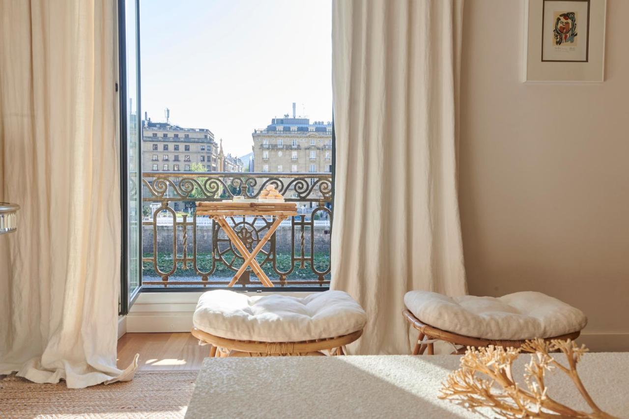 Deluxe Apt-Views To Historic Maria Cristina Hotel San Sebastián Kültér fotó