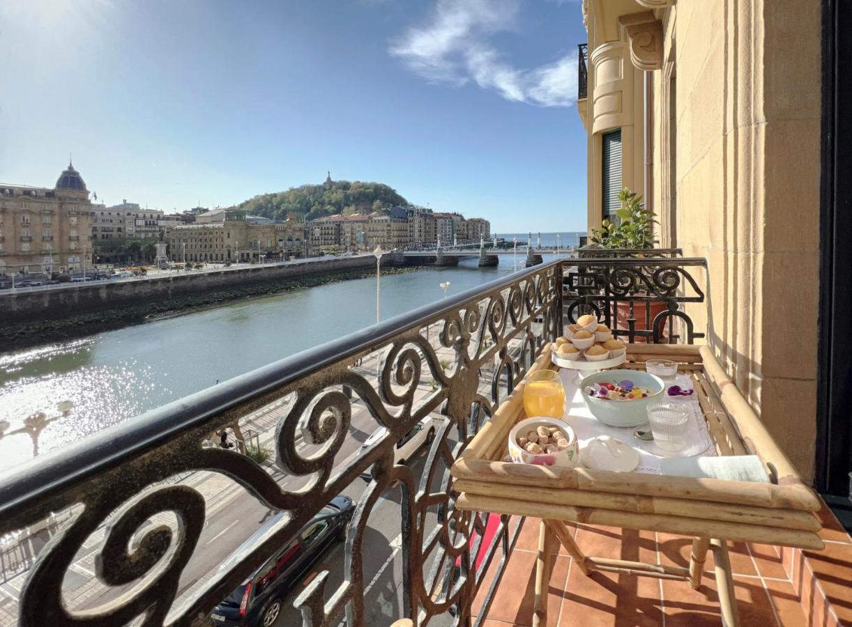 Deluxe Apt-Views To Historic Maria Cristina Hotel San Sebastián Kültér fotó